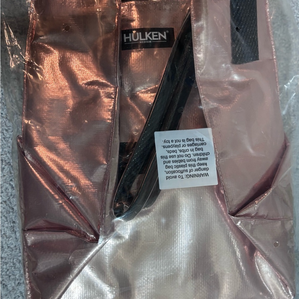 Hulken Metallic Pink Tote Bag